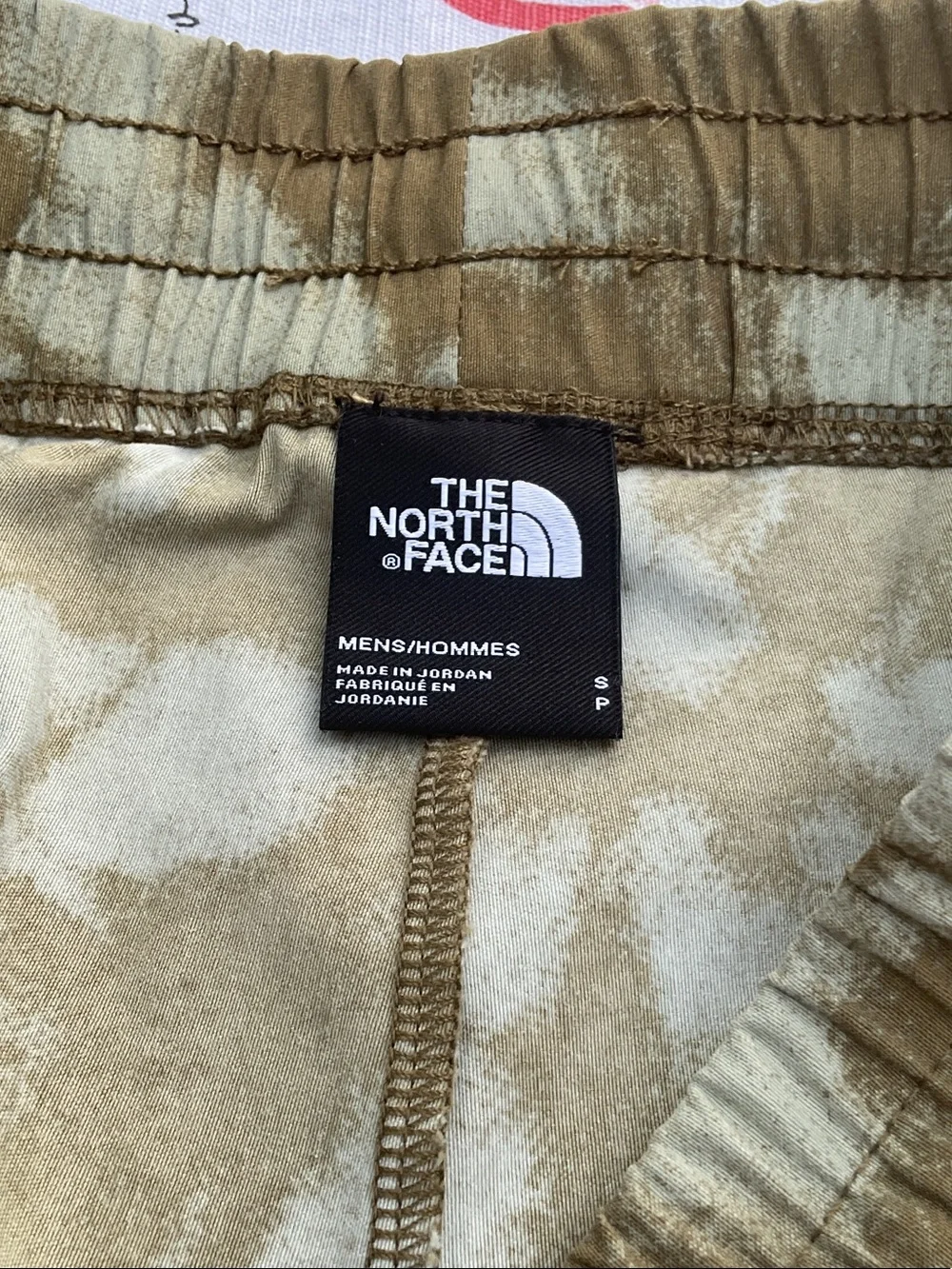The North Face Men's Two-Tone Olive and Brown Athletic Shorts